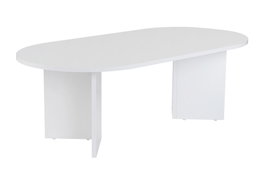 Nordure Mesa de café Sable White 119x40x60 cm Color Blanco